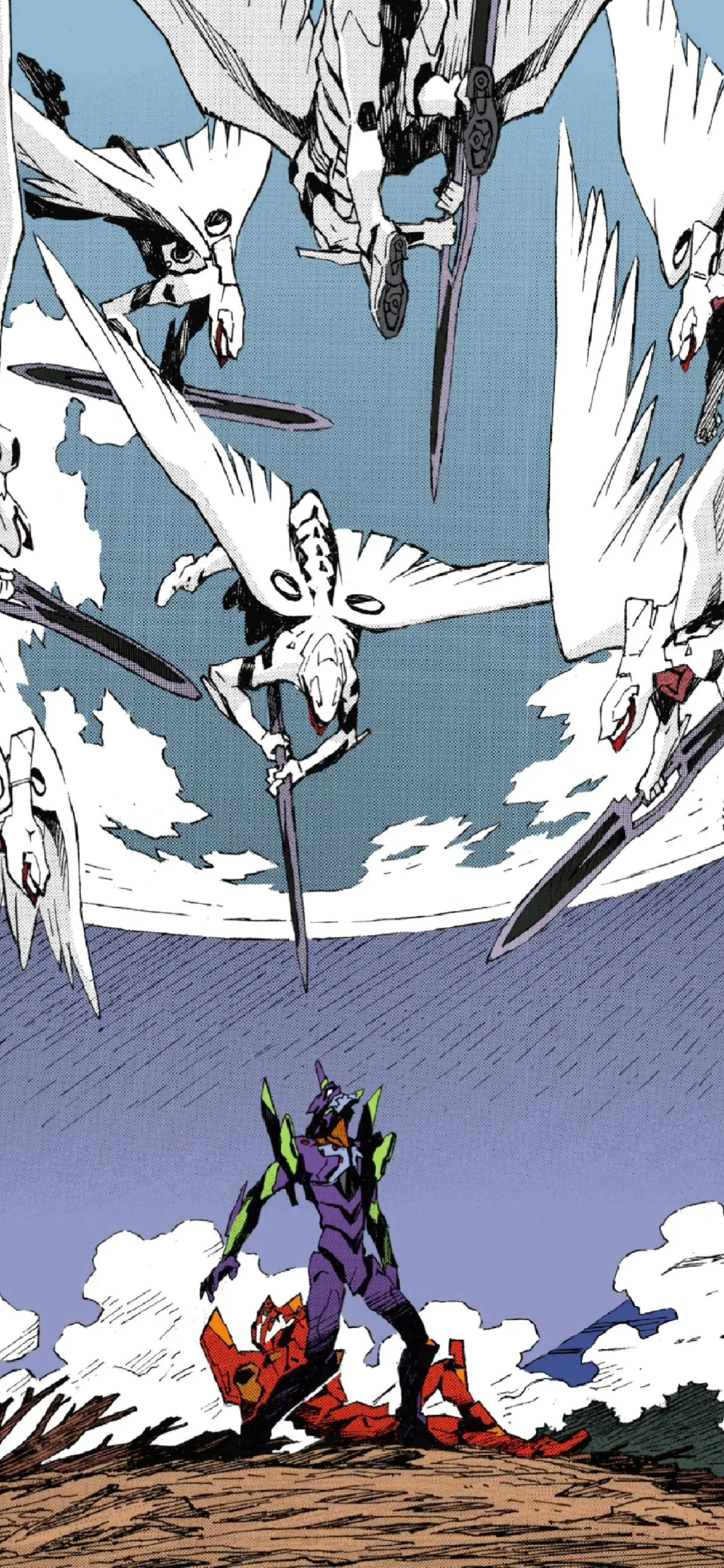 Bộ sưu tập ảnh ấn tượng từ vũ trụ Neon Genesis Evangelion.