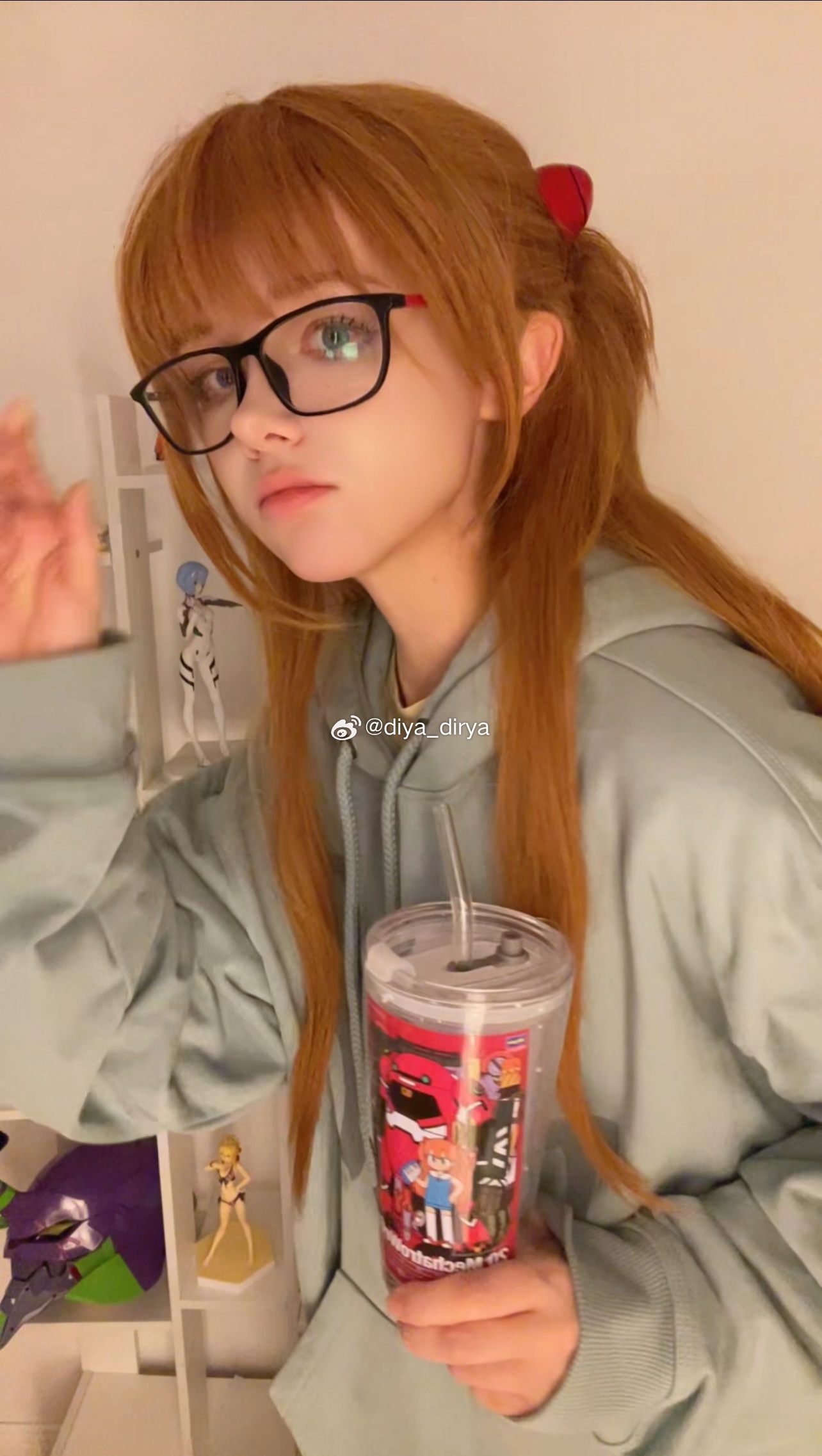 Asuka vibes brought to life! 🎀✨ Amazing cosplay by @diya_dirya on Weibo 🌟 Capturing the spirit of Neon Genesis Evangelion!&nbsp;